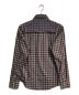 Vivienne Westwood man (ヴィヴィアン ウェストウッド マン) 切替チェックシャツ ベージュ×ブラック×ブルー サイズ:44：5000円