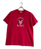 KENZOケンゾー）の古着「アイモチーフTシャツ」｜ピンク