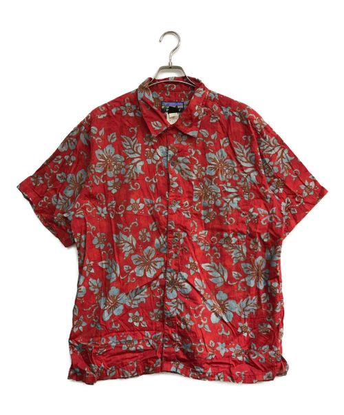 pataloha（パタロハ）pataloha (パタロハ) アロハシャツ レッド サイズ:Ｌの古着・服飾アイテム