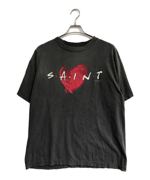 SAINT MICHAEL（セントマイケル）SAINT MICHAEL (セントマイケル) HEART TEE　SM-A22-0000-004　ハートティー グレー サイズ:XLの古着・服飾アイテム