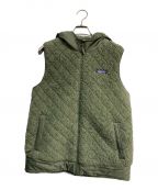 Patagonia（）の古着「Los Gatos Hooded Fleece Vest　STY25221」｜カーキ