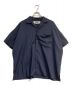 BASISBROEK（バージスブルック）の古着「オーバーサイズオープンカラーシャツ」｜ネイビー