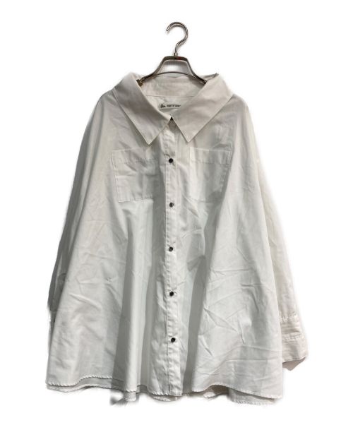 Cen.（セン）Cen. (セン) サイドフリルシャツ　cen22ss02p06 ホワイト サイズ:Fの古着・服飾アイテム