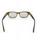 OLIVER PEOPLES (オリバーピープルズ) DENTON ウェリントン型眼鏡 ブラック×ブラウン サイズ:53□17-140：5800円