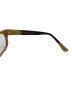 中古・古着 OLIVER PEOPLES (オリバーピープルズ) DENTON ウェリントン型眼鏡 ブラック×ブラウン サイズ:53□17-140：5800円