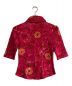 Vivienne Westwood RED LABEL (ヴィヴィアンウェストウッド レッドレーベル) 総柄ストレッチシャツ　オリゾンティー ピンク サイズ:M：4800円