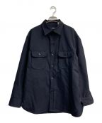 SHIPSシップス）の古着「LAPD ウール CPO シャツジャケット　114-08-0024」｜ネイビー