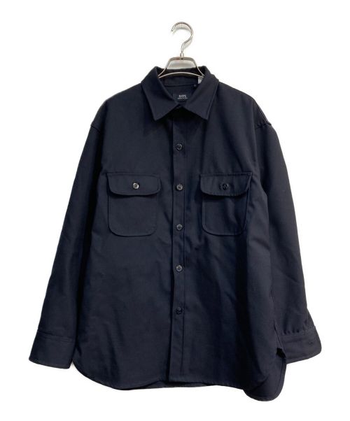 SHIPS（シップス）SHIPS (シップス) LAPD ウール CPO シャツジャケット　114-08-0024 ネイビー サイズ:Lの古着・服飾アイテム