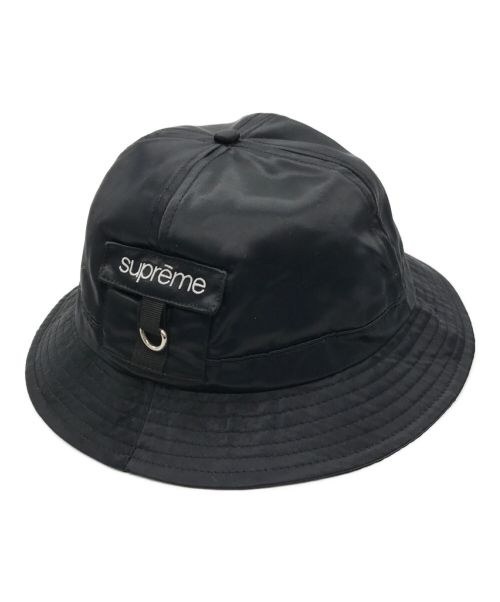 SUPREME（シュプリーム）SUPREME (シュプリーム) Zip Mesh Camp Cap ブラックの古着・服飾アイテム