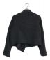 芽風 (メフウ) ツイードジャケット ブラック サイズ:38：7800円