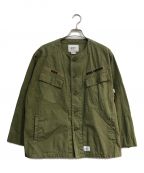 WTAPSダブルタップス）の古着「SCOUT/LS/COTTON.WEATHER　202WVDT-SHM02」｜カーキ