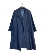 icBアイシービー）の古着「Wool Rever トレンチ型コート　SCCYKW0317」｜ネイビー