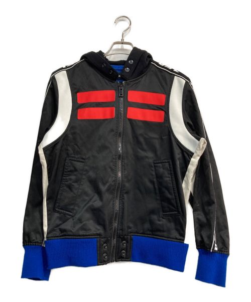 DIESEL（ディーゼル）DIESEL (ディーゼル) J-HID GIACCA コンビネーションジャケット ブラック サイズ:XSの古着・服飾アイテム