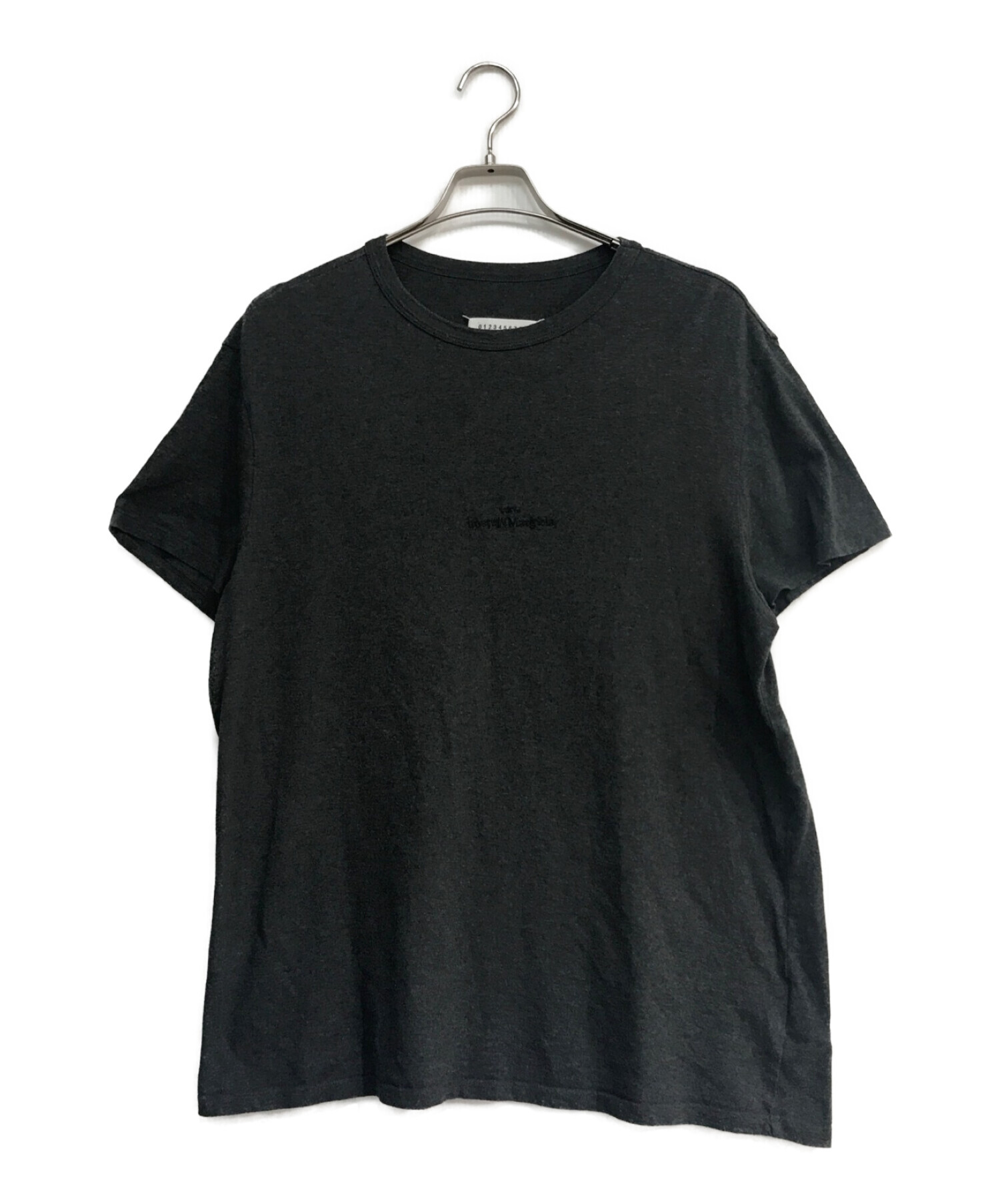 メゾンマルジェラ 21AW S50GC0659 ロゴ刺繍Tシャツ  メンズ 54