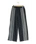 sara mallika（サラマリカ）の古着「HANKY ETHNIC PRINT PANTS　020612SC3」｜ブラック×ホワイト