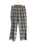 COOTIE PRODUCTIONS（クーティープロダクツ）の古着「Ombre Check 2 Tuck Easy Pants」｜ホワイト