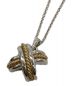 Tiffany & Co.（ティファニー）の古着「シグネチャークロス　SILVER925、ゴールド（750）　ネックレス」