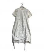 noir kei ninomiyaノワール ケイ ニノミヤ）の古着「DRESS WITH ADJUSTABLE LENGTH　3C-T011」｜ホワイト