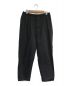 COOTIE PRODUCTIONS（クーティープロダクツ）の古着「T/C 2 Tuck Easy Ankle Pants」｜ブラック