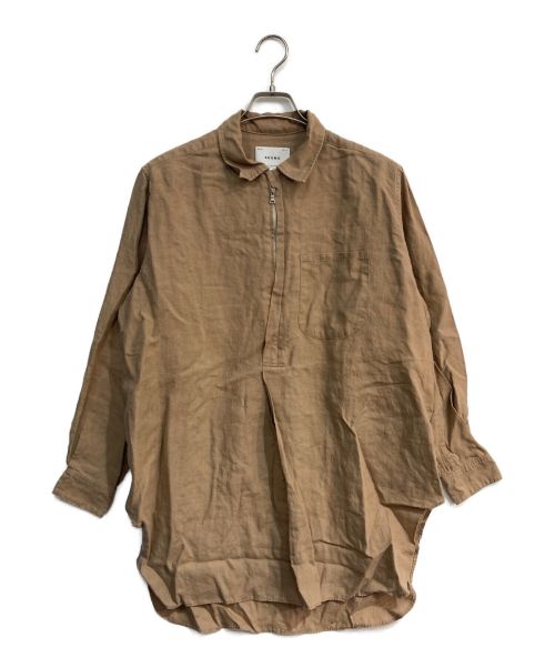 SOUMO（ソウモ）SOUMO (ソウモ) プルオーバーシャツ　08-SS-002 ベージュ サイズ:01の古着・服飾アイテム