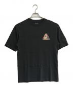 PALACEパレス）の古着「TRI-BURY T-SHIRT　グラフィックＴシャツ　ブラック」｜ブラック