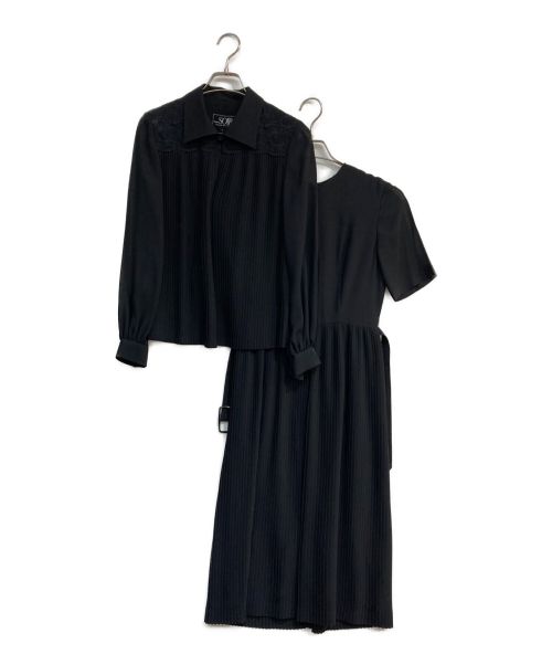 TOKYO SOIR（トウキョウソワール）TOKYO SOIR (トウキョウソワール) セットアップワンピース ブラック サイズ:9の古着・服飾アイテム