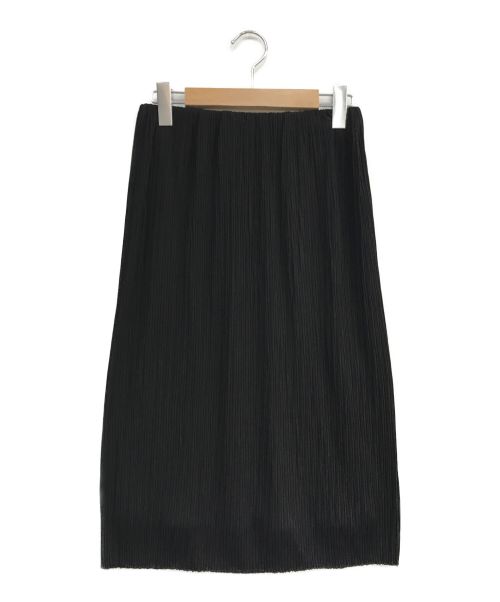 MaxMara（マックスマーラ）MaxMara (マックスマーラ) プリーツスカート ブラック サイズ:40 未使用品の古着・服飾アイテム