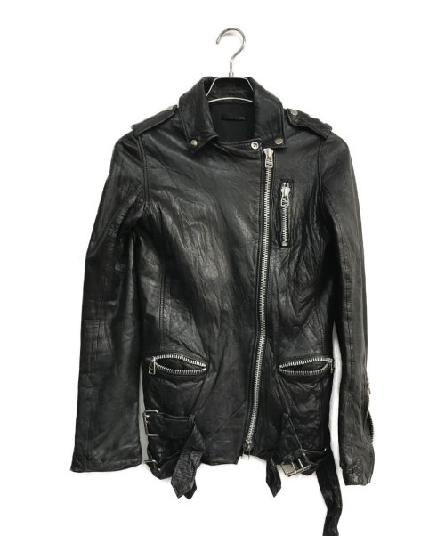 NINE（ナイン）NINE (ナイン) ライダースジャケット ブラック サイズ:Fの古着・服飾アイテム