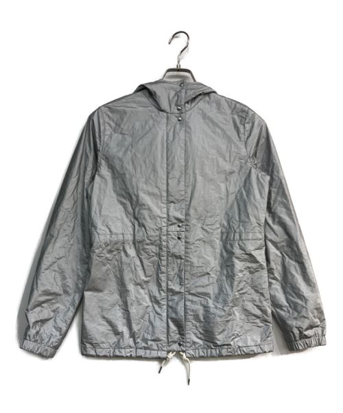 LACOSTE（ラコステ）LACOSTE (ラコステ) ワイドフードジャケット シルバー サイズ:34の古着・服飾アイテム
