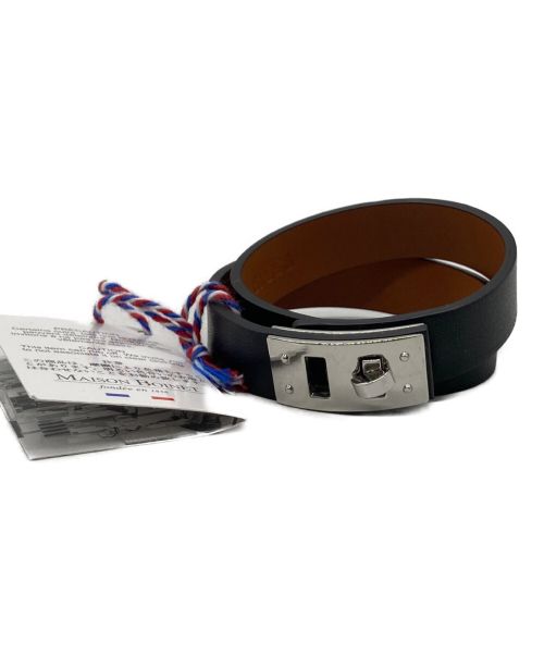 MAISON BOINET（メゾン ボワネ）MAISON BOINET (メゾン ボワネ) Adjustable plate bracelet　95549 ブラック サイズ:-- 未使用品の古着・服飾アイテム