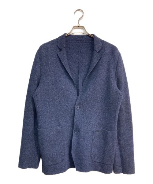 LACOSTE（ラコステ）LACOSTE (ラコステ) ニットジャケット　ネイビー ネイビー サイズ:50の古着・服飾アイテム