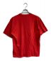 UNDERCOVER (アンダーカバー) TEE PEASE BEARプリントTシャツ　UC2B9803-2 レッド サイズ:3：5800円