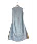 REYC (リック) バックコクーンドレス ワンピース　ブルー×ベージュ　　 ブルー×ベージュ サイズ:38：7800円