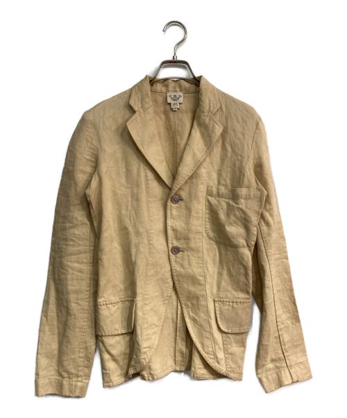 RRL（ダブルアールエル）RRL (ダブルアールエル) リネンテーラードジャケット ベージュ ベージュ サイズ:2の古着・服飾アイテム