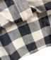 中古・古着 MIYAGIHIDETAKA (ミヤギヒデタカ) フランネルシャツ　Flannel shirt　チェック　ホワイト×ブラック ホワイト×ブラック サイズ:2：10800円