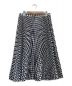 H&M (エイチアンドエム) TOGA ARCHIVES (トーガアーカイブス) カットアウトプリーツスカート　	ネイビー×ホワイト　 ネイビー×ホワイト サイズ:42 未使用品：5800円