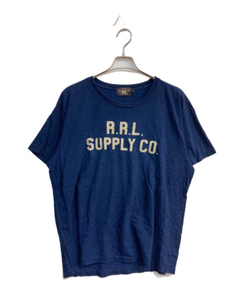 RRL（ダブルアールエル）RRL (ダブルアールエル) プリントTシャツ インディゴ サイズ:XLLの古着・服飾アイテム