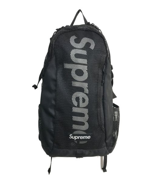 SUPREME（シュプリーム）Supreme (シュプリーム) Backpack 20ss ブラック ブラックの古着・服飾アイテム