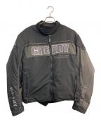 GREEDYグリーディ）の古着「バイクジャケット　ナイロンジャケット　GNW-291　ブラック」｜ブラック