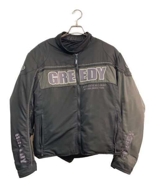 GREEDY（グリーディ）GREEDY (グリーディ) バイクジャケット　ナイロンジャケット　GNW-291　ブラック ブラック サイズ:Lの古着・服飾アイテム