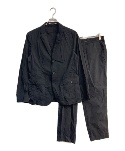 JOSEPH HOMME（ジョゼフ オム）JOSEPH HOMME (ジョゼフ オム) セットアップナイロンスーツ ブラック サイズ:ジャケット46 パンツ48の古着・服飾アイテム