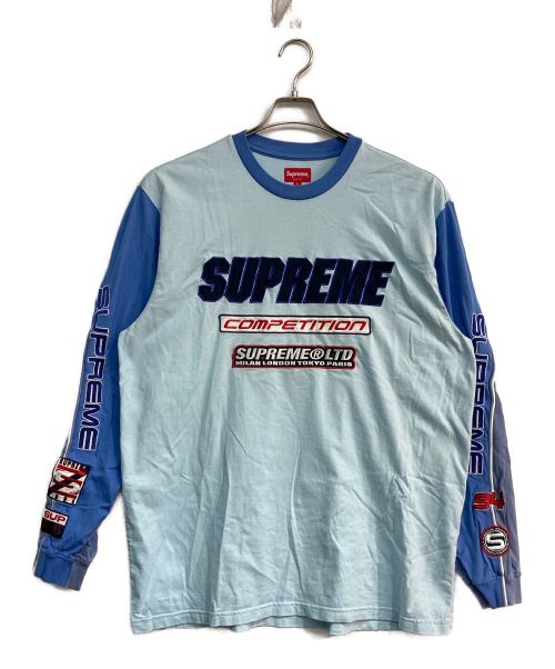 SUPREME（シュプリーム）Supreme (シュプリーム) Competition L/S Top　22SS　ブルー　 ブルー サイズ:Lの古着・服飾アイテム