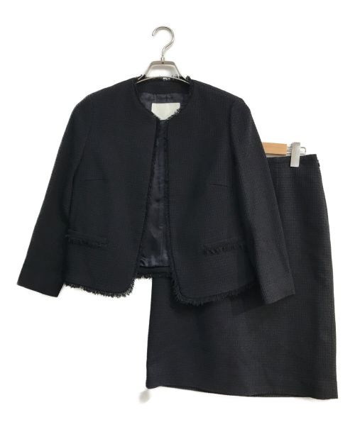 BALLSEY（ボールジィ）BALLSEY (ボールジィ) スカートスーツ ネイビー サイズ:Mの古着・服飾アイテム