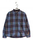 SUPREMEシュプリーム）の古着「Pullover Plaid Flannel Shirt　23SS」｜ブルー