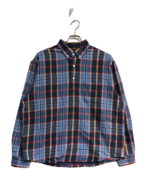 SUPREME（シュプリーム）Supreme (シュプリーム) Pullover Plaid Flannel Shirt　23SS  ブルー サイズ:Sの古着・服飾アイテム