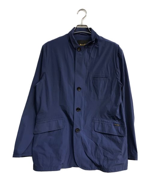 MOORER（ムーレー）MOORER (ムーレー) スタンドカラーナイロンジャケット　ブルー　ワークジャケット ブルー サイズ:52の古着・服飾アイテム