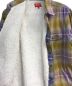 中古・古着 SUPREME (シュプリーム) Shearling Lined Flannel Shirt　22AW イエロー×パープル サイズ:S：12800円