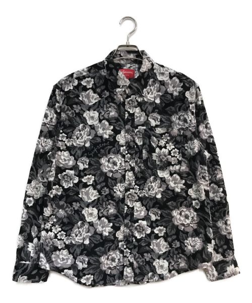 SUPREME（シュプリーム）SUPREME (シュプリーム) Digi Floral Corduroy Shirt　20AW ブラック×グレー サイズ:Sの古着・服飾アイテム