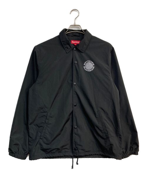 SUPREME（シュプリーム）Supreme (シュプリーム) SPITFIRE (スピットファイア) Coaches Jacket　18SS　コラボコーチジャケット ブラック サイズ:Mの古着・服飾アイテム