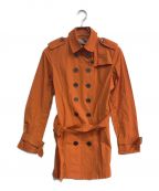 BURBERRY LONDONバーバリー ロンドン）の古着「ショートトレンチコート」｜オレンジ